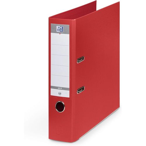 Eryi-Lot De 3 Classeurs À Levier Smart Pro+ A4xl Dos 80mm 2 Anneaux En D Couverture Polypro Rembordée Rouge