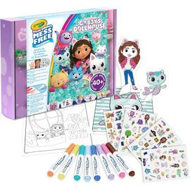 NouvelHorizonstore-Color Wonder, Activity Set 40+ pi¿¿ces, avec des Pages ¿¿ colorier, des Feutres Sans Tache, des Autocollants, des Personnages pop-up, Gabby et la Maison magique, 3 ans et plus, 75-71