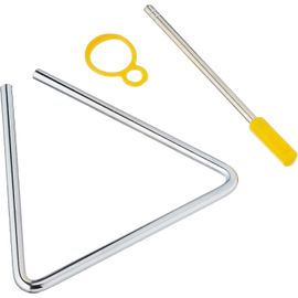 Kalanka-Fuzeau - 8267 - Triangle 13 Cm En Métal + Batte Ou Mailloche - Jouer Des Sons Cristallins Et Scintillants