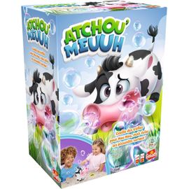 Atchou'meuuh - Jeu De Société Pour Enfants Dès 4 Ans - Jeu D'actions Drôle Avec Une Vache Qui Eternue - Collecte Les Trèfles, Attention Aux Pissenlits - 2 À 4 Joueurs - 15 Min - En Français[Z429]