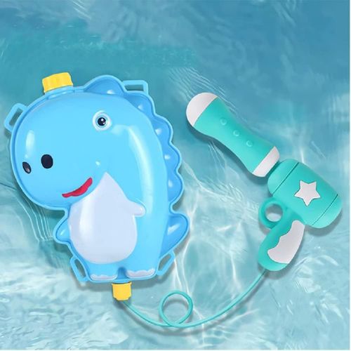 Pistolet À Eau Pour Enfants, Avec Réservoir D'eau De 2000 Ml, Jouet D'eau Pour L'été, La Plage, La Piscine, Bleu