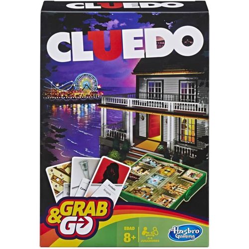Eryi-Cluedo De Voyage (Français Non Garanti) Version Espagnole Multicolore