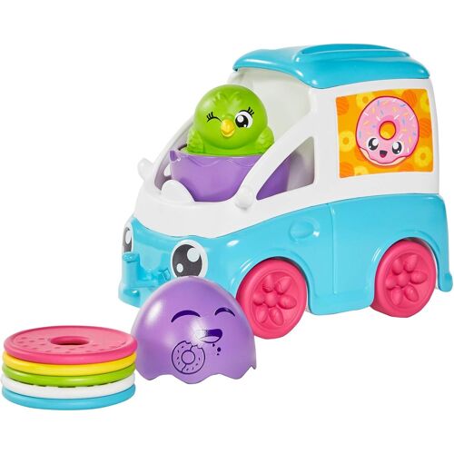 Ulteronixshop-TOMY Hide and Squeak Fill and Pop Camion à Beignets, Baby Push Along Toy, Jouet de Pâques pour bébés, Jouets musicaux avec couleurs et sons, Bébés garçons et filles âgés de 1, 2 et 3 a