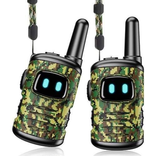 ERYI-Talkie Walkie Enfants, Jouet Garçon 3 4 5 6 7 8 9 Ans Enfant Cadeau 3-8 Ans Garcon Jeux Enfant 3-10 Ans Garçon Fille Talkie-Walkie Jouet Garcon 3-10 Ans Jeu Exterieur Enfant