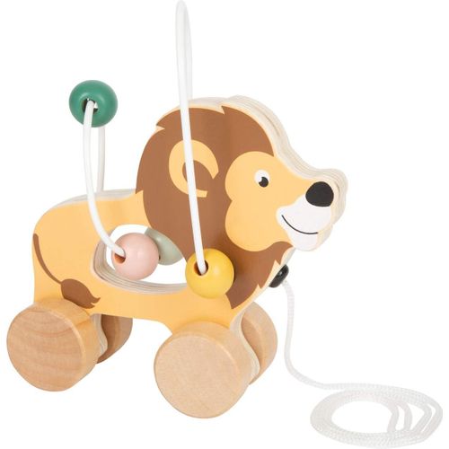 KALANKA-11705 Lion à Tirer avec Circuit de motricité Safari, à partir de 12 Mois