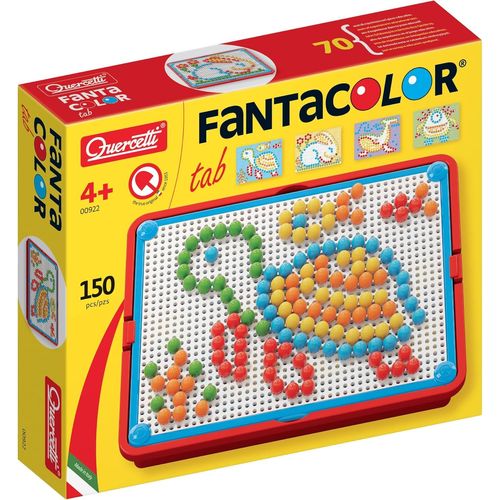MDY-FantaColor Portable, Kit 150 Pions, Mosaique Loisir Creatif, Tablette Enfants Dessin, Jeu de Voyage Educatif, Jouet Enfant 4 Ans +, Activité Manuelle Enfant