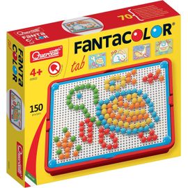 MDY-FantaColor Portable, Kit 150 Pions, Mosaique Loisir Creatif, Tablette Enfants Dessin, Jeu de Voyage Educatif, Jouet Enfant 4 Ans +, Activité Manuelle Enfant