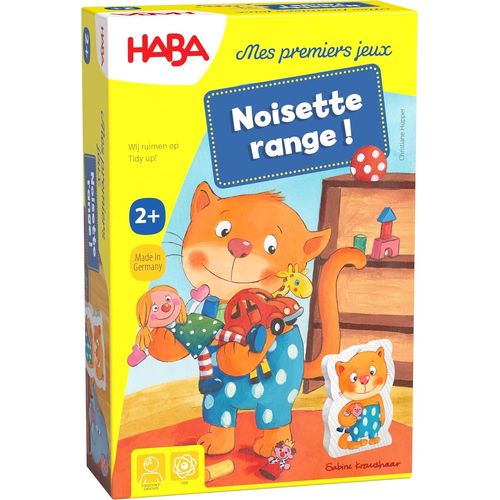 Chenquansarl-Mes Premiers Jeux - No Tte Range - Jeu De Société Enfant En Bois - Jeu De Classement, Compétition Et De Mémoire - 3 Jeux - 1 À 3 Joueurs - 2 Ans - 303470