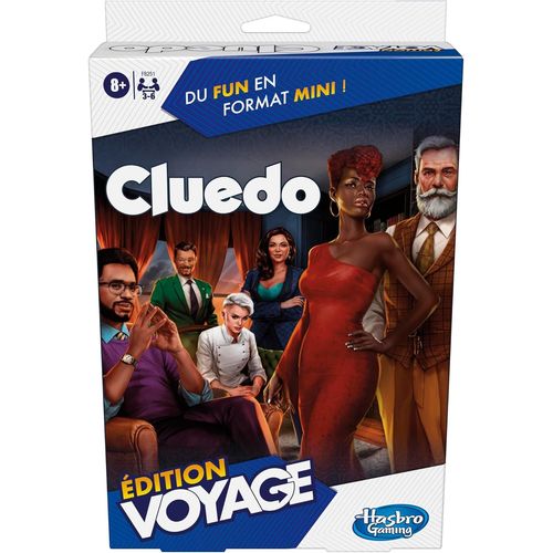 Sansh-Cluedo Édition Voyage, Jeu De Société De Voyage Pour 3 À 6 Joueurs, Jeux De Voyage, Dès 8 Ans, Filles Et Garçons, Parfait Pour L'été
