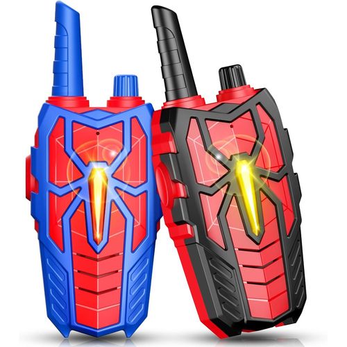 ERYI-Jouet Enfant 3 4 5 6 7 8 9 10 Ans Garcon, Spider Talkie Walkie Enfants Cadeau Enfant 3 4 5 6 7 8 9 10 Ans Jeux D'Extérieur Enfants Toki Walki Cadeau Anniversaire Fille 3-10 Ans