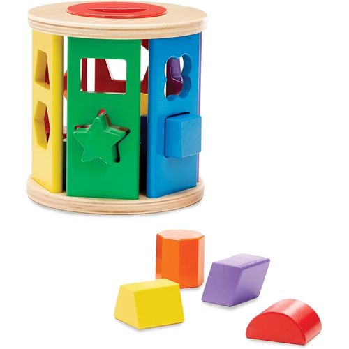 ERYI-Trieur De Formes À Apparier Et À Rouler, Jouets De Développement En Bois Pour Enfants, Jouet D'Eveil, Trieur De Formes Pour Enfants, Jouet D'Apprentissage, Cadeau Pour Garçon Ou Fille