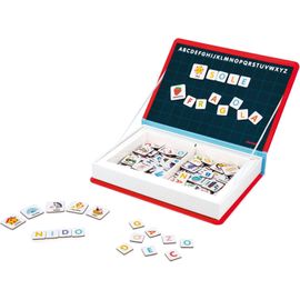 Eryi-- Magneti'book Alphabet - Jeu Éducatif Magnétique 142 Pièces - Version Italienne - Dès 3 Ans, J02594
