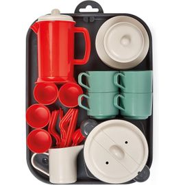 Jouets Plateau dinette Garni 26,5 cm - 10972 - Jeux DE Imitation pour Enfant - + 18 Mois - Fabriqué en France[4114]