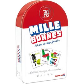 Mdy-\U2013 Mille Bornes Prestige 70 Ans \U2013 Jeu De Société \U2013 Jeu De Cartes \U2013 Atteignez Les 1000 Bornes En Premier \U2013 A Jouer En Famille Ou Entre Amis \U2013 2 Joueurs À 8 Joueurs \U2