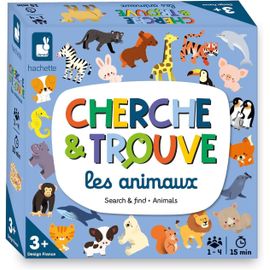Jeu D¿Observation Mon Premier Cherche Et Trouve - Découverte Des Animaux - Enfant Dès 3 Ans - Jeu Éducatif Et Ludique