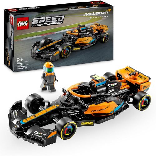 KALANKA-Speed Champions La Voiture de Course de Formule 1 McLaren 2023, Véhicule Jouet pour Enfants dès 9 Ans Qui Aiment Le Jeu en Autonomie, Set de Construction, Décoration Chambre, Idée Cadeau 7691