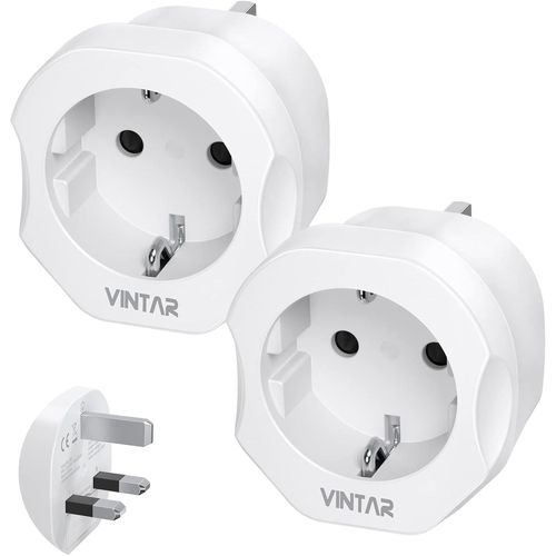 COPO-2Pc Adaptateur Prise Anglaise Uk Angleterre France Adaptateur De Voyage France Vers Grande Bretagne Gb,Malaisie,Irlande,Certification Ce Type G