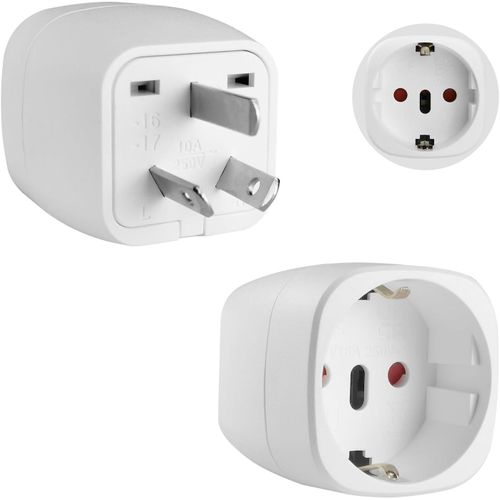 2 Pièces Adaptateur Prise Australie, Adaptateur Australie, Adaptateur Voyage, Adaptateur Prise Nouvelle Zelande, Adaptateur Prise Australienne,Adaptateur Type I[Z2687]