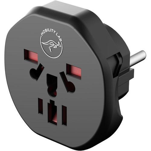 COPO-Ml314051 ¿ Adaptateur De Voyage Us,Uk,Australie,Eur Vers France Et Allemagne ¿ Prises Monde Vers Europe