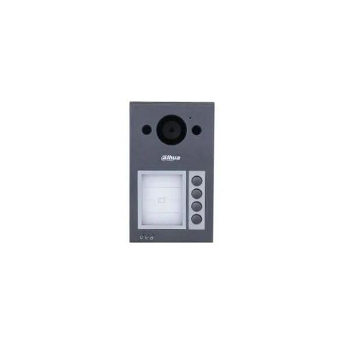 Dahua - Interphone vidéo IP Onvif PoE Dahua 2 MP caméra 4 Boutons et Lecteur RFID - VTO3311Q-WP