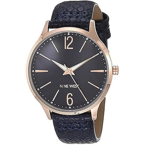 Montre - Nine West - Nw/2560rgnv - Analogique - Quartz - Verre Minéral Résistant Aux Rayures