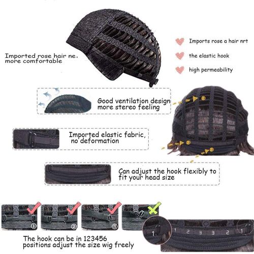 Rouget De Perruques Pour Hommes Années 70 Années 80 Costumes Mens Brown Fête Fantaisie Accessoire De Cosplay Perruque De Cheveux