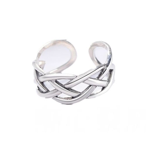 Bague Torsadée En Argent Sterling 925, Style Vintage, Ancien, Ouvrir, Les Femmes, Les Filles, Les Hommes Et Les Femmes.