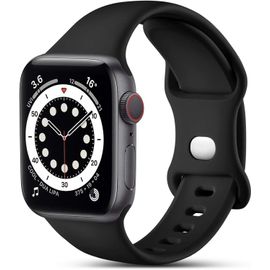 Compatible Avec Apple Watch Ultra Bracelet 49mm 42mm 44mm 45mm 46mm,Remplacement Bracelet Silicone Respirant Pour Iwatch Series 10 9 8 7 6 5 4 3 2 1 Se Ultra 2,Pour Femmes Hommes,Noir.[U2781]