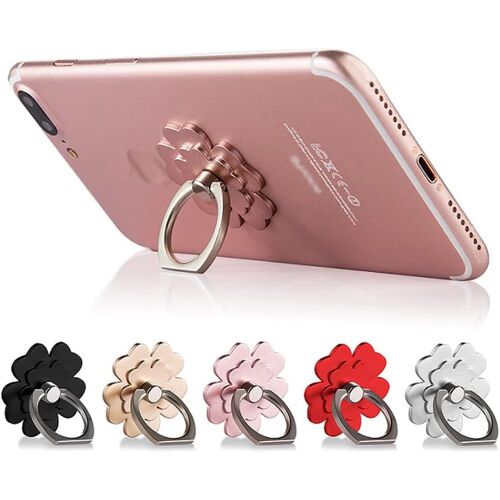 Support De Téléphone Portable Avec Anneau Rotatif À 360°, Joli Support De Téléphone Avec Motif Floral, Pour Samsung, Iphone, Pc Et Smartphone