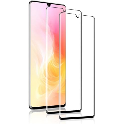 CAUC-Verre Trempé pour Huawei P30 Pro, Haut Définition Protection écran, 2 Pièces Vitre Protection de Anti Rayures, 3D Couverture Complète, Dureté 9H, Sensible au Toucher