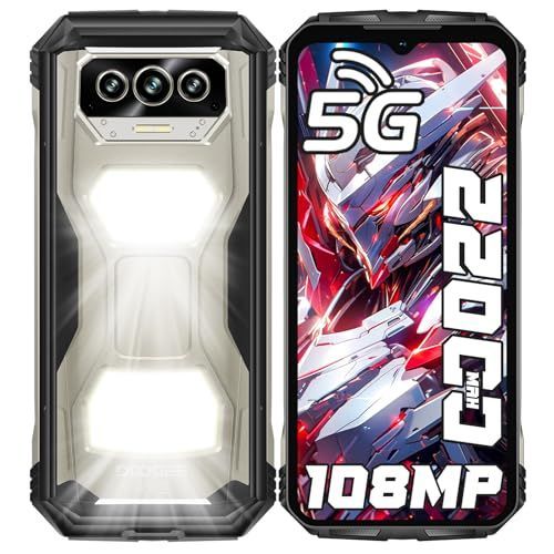 DOOGEE V Max S 5G Telephone Incassable, 22000mAh,24Go+256Go Noir