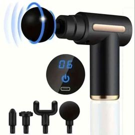 Usb Mini Pistolet De Massage Fascia Machine Relaxation Musculaire Pistolet Vibrant Tige Massage Équipement De Fitness Cou Saisir Fascia Pistolet - Type 6gear Black-Type C Charge