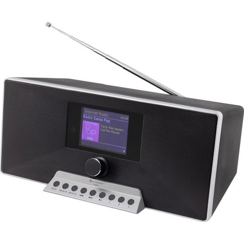Soundmaster IR3500SW (DAB+ DAB, Webradio, VHF, Bluetooth), Radio, Noir