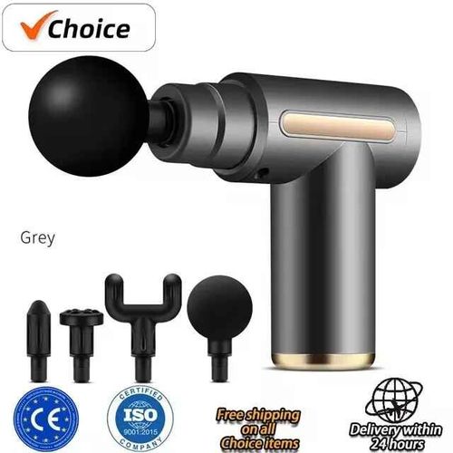 Usb Mini Pistolet De Massage Fascia Machine Relaxation Musculaire Pistolet Vibrant Tige Massage Équipement De Fitness Cou Saisir Fascia Pistolet - Type Grey #B