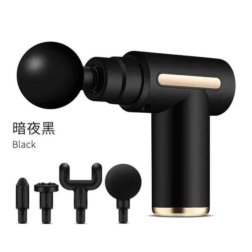 Mini Pistolet De Relaxation Musculaire Professionnel,Appareil De Fitness,Haute Silence,Électrique,Valable,Universel - Type Black