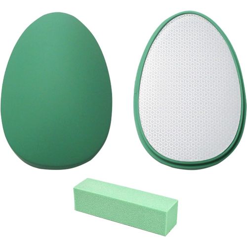 CHECARZHN--NO1-Lime À Pied 2 En 1 En Nano-Verre Pour Callosités Douce Et Très Efficace Avec Couverture De La Peau Et Gratte-Pieds Pour Peaux Mortes Et Peaux Dures Et Callosités