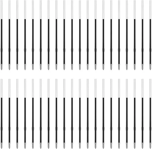 40pcs Retractable Pen Refills, 0.7mm Ballpoint Pen Replaceable Refills, Replacement Refills, Ballpoint Pen Refills, Gel Ballpoint Pen Refills, Ballpoint Pen Refills, Ballpoint Pen Cartridge