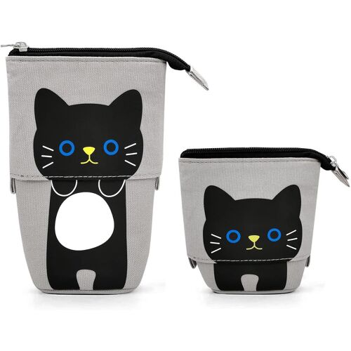 Kal-Trousse À Crayons Panda, Télescopique Multifonctionnelle Boîte À Crayons, Etuis À Crayons Pour Garçons Filles Etudiants Et Fournitures De Bureau