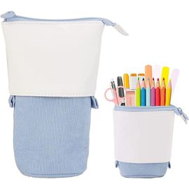 Étui À Crayons Fille,Étui À Crayons De Dessin Animé,Porte Crayon Enfant,Trousse À Crayons Télescopique,Trousse À Crayons En Toile (I)