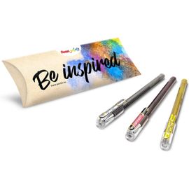 K110 Roller Hybrid Dual Metallic Effet Double Couleur Set De 3 Couleurs Assorties