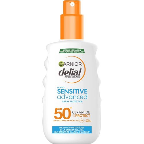 Checarzhn--No1-Delial Sensitive Advanced - Spray Solaire Pour Peaux Claires, Sensibles Et Intolérantes Au Soleil - Ip50+ - 150 Ml 