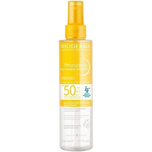 Checarzhn--No1-Photoderm Eau Solaire Anti-Ox Spf50 - Haute Protection Uvb/Uva - Peaux Sensibles - Protection Antioxydante Puissante - Flacon Pompe 200 Ml 