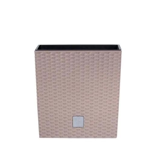 Prosperplast Rato 10 Litres Avec Bac De Plantation Mocca 22,3 X 22,3 X 22,8 Cm.