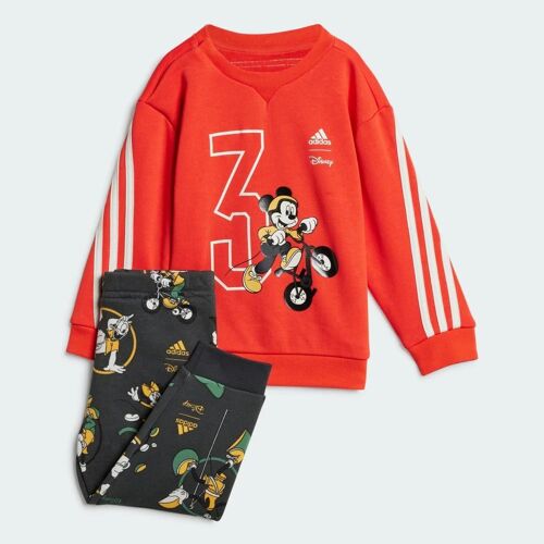 Survêtement Disney Mickey Mouse Adidas - Bright Red / Off White / Semi Spark - 6-9m