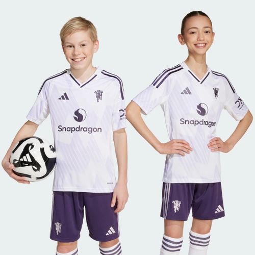 Maillot Extérieur Manchester United 25/26 Enfants Adidas - White - 7-8a