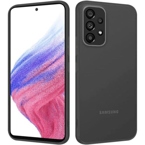TIANYI-HSP Coque pour Samsung Galaxy A53 5G [Anti-poussière] étui de Protection en Silicone TPU Premium | Résistant aux Rayures Antichoc | Protecteur d'écran et de caméra | Clair Translucide | Transp