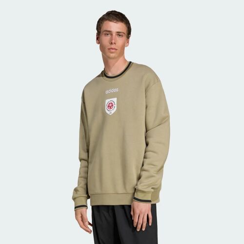 Sweat-Shirt Ras-Du-Cou Badge Adidas - Orbit Green - L