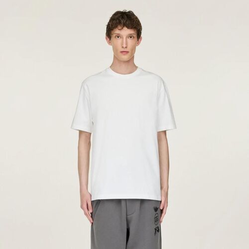 T-Shirt Manches Courtes Graphique Y-3 Adidas - Core White - Xs
