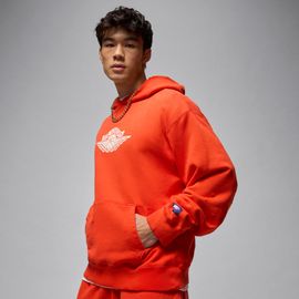 Sweat À Capuche En Tissu Fleece Jordan Rare Air Pour Homme - Rouge