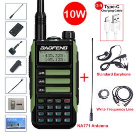 2025 Baofeng UV-16 Max IP68 étanche talkie-walkie double bande haute puissance CB Radio Vhf Uhf CB Ham Radio longue portée Radio bidirectionnelle - Type UV16-Package 10